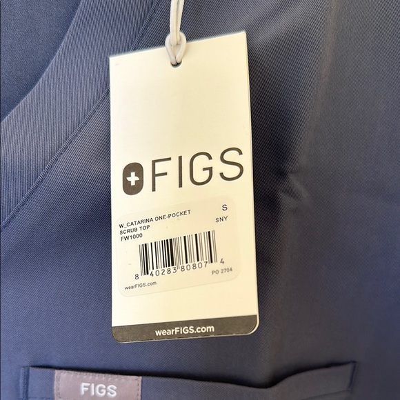 FIGS Technical Collection Scrub Top - Space Navy - Picture 3 of 3